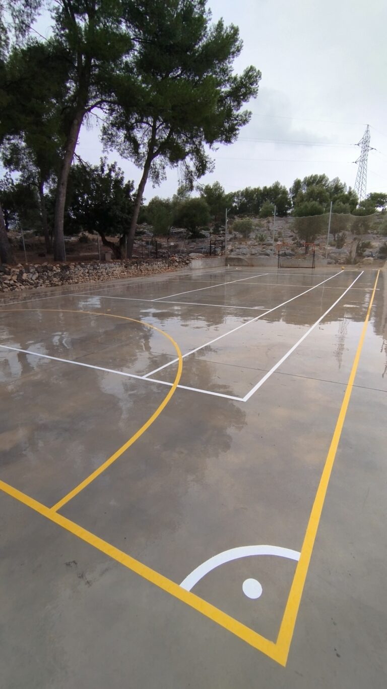 pista deportiva lineas